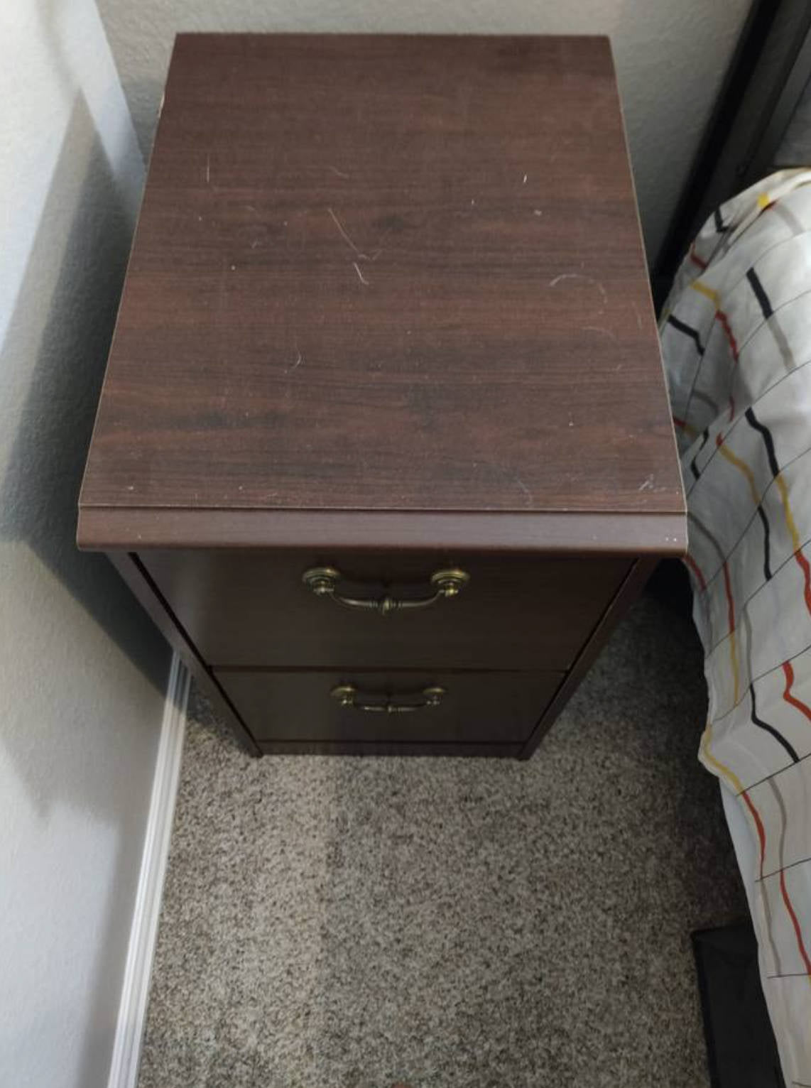 Wooden Nightstand / Bedside Table