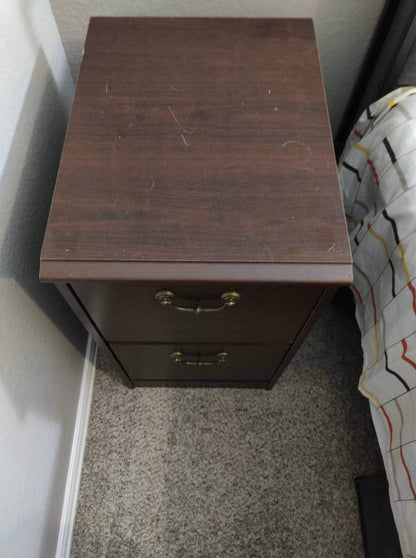 Wooden Nightstand / Bedside Table