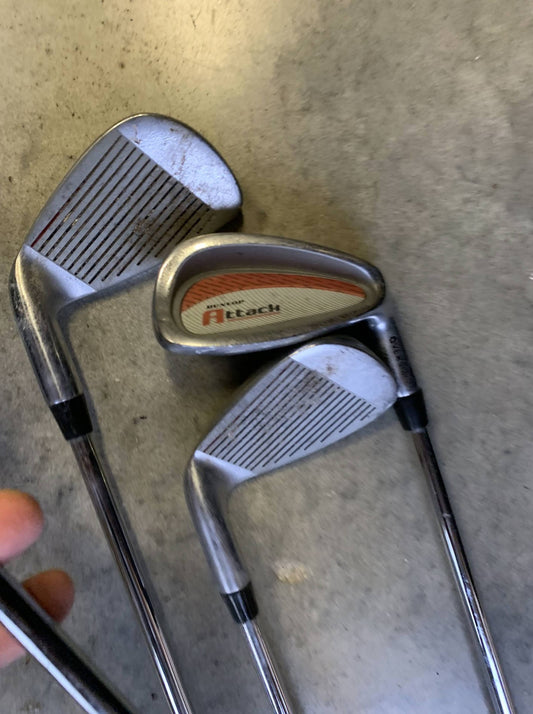 Old Golf Clubs Set with Bag